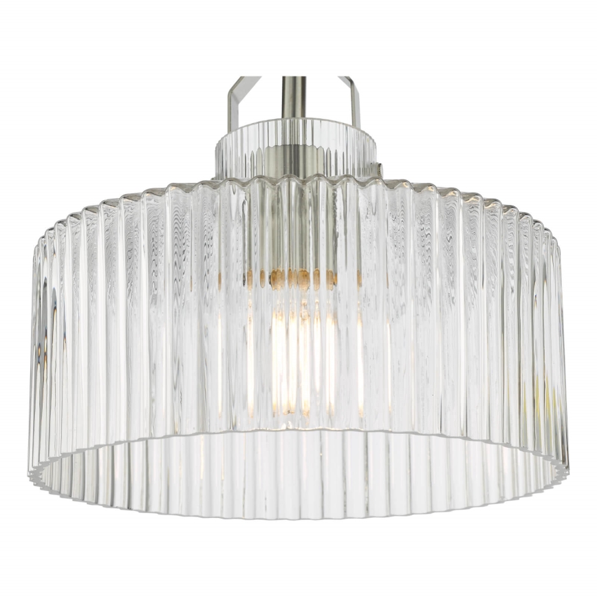 Där Lighting LEN4846 - Deckenleuchte LENKA 1xE27/60W/230V mattchrom