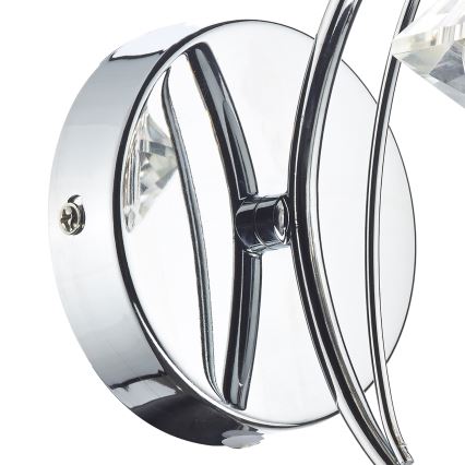 Där Lighting LUT0750 - Wandleuchte LUTHER 1xG9/40W/230V glänzender Chrom