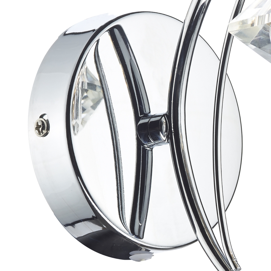 Där Lighting LUT0750 - Wandleuchte LUTHER 1xG9/40W/230V glänzender Chrom