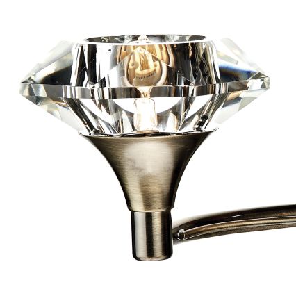 Där Lighting LUT0975 - Wandleuchte LUTHER 2xG9/40W/230V Messing