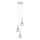 Där Lighting LYA0350 - Hängeleuchte LYALL an Kabel 3xG9/40W/230V glänzender Chrom