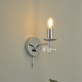 Där Lighting OLE0750 - Wandleuchte OLEANA 1xE14/40W/230V, glänzender Chrom