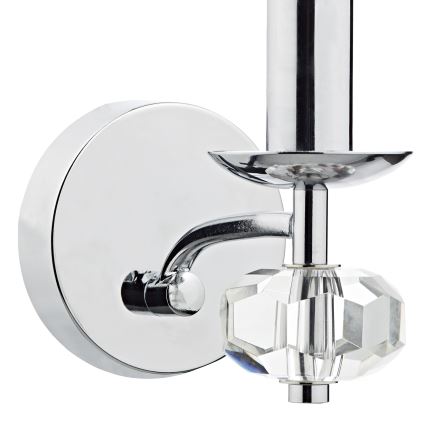 Där Lighting OLE0750 - Wandleuchte OLEANA 1xE14/40W/230V, glänzender Chrom