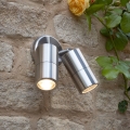 Där Lighting ORT0968 - LED-Außen-Wandspot ORTEGA 2xGU10/5W/230V IP65 glänzender Chrom