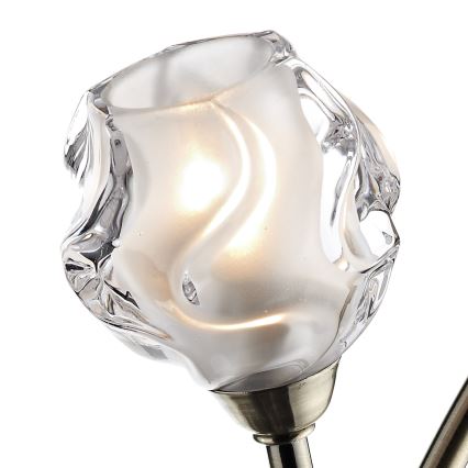 Där Lighting SEA0975 - Wandleuchte SEATTLE 2xG9/40W/230V Messing