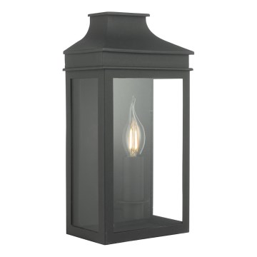 Där Lighting VAP5222 - Außenwandleuchte VAPOUR 1xE14/60W/230V IP44 schwarz