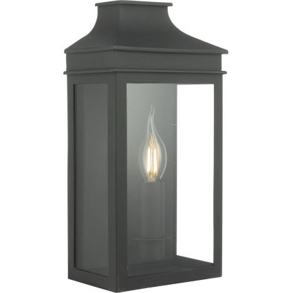 Där Lighting VAP5222 - Außenwandleuchte VAPOUR 1xE14/60W/230V IP44 schwarz