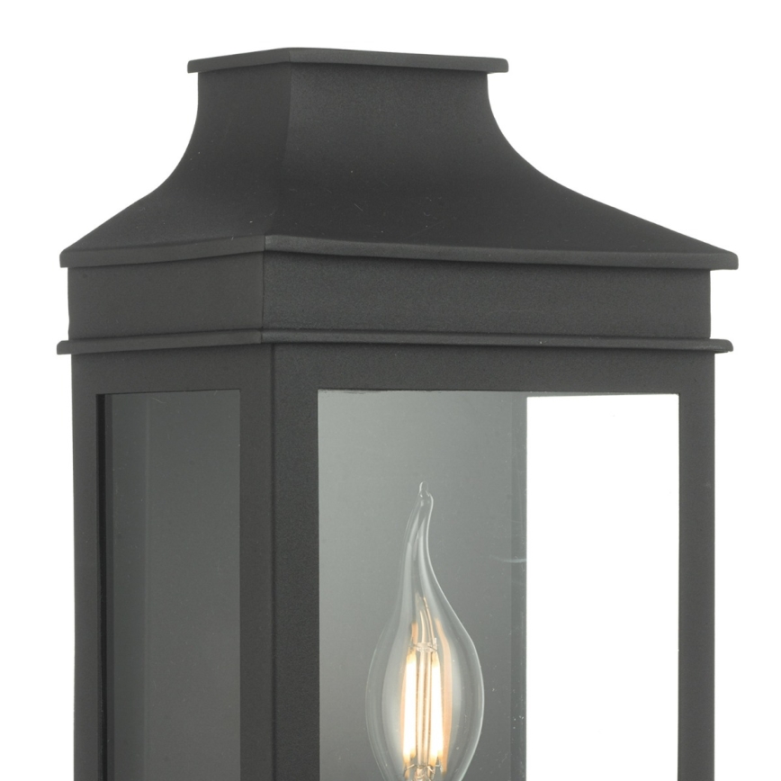 Där Lighting VAP5222 - Außenwandleuchte VAPOUR 1xE14/60W/230V IP44 schwarz