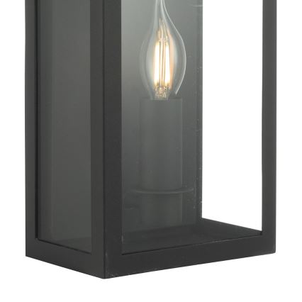 Där Lighting VAP5222 - Außenwandleuchte VAPOUR 1xE14/60W/230V IP44 schwarz