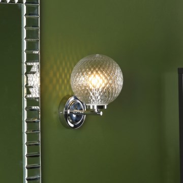Där Lighting WAY0750 - Badezimmer-Wandleuchte WAYNE 1xG9/3W/230V IP44 Chrom