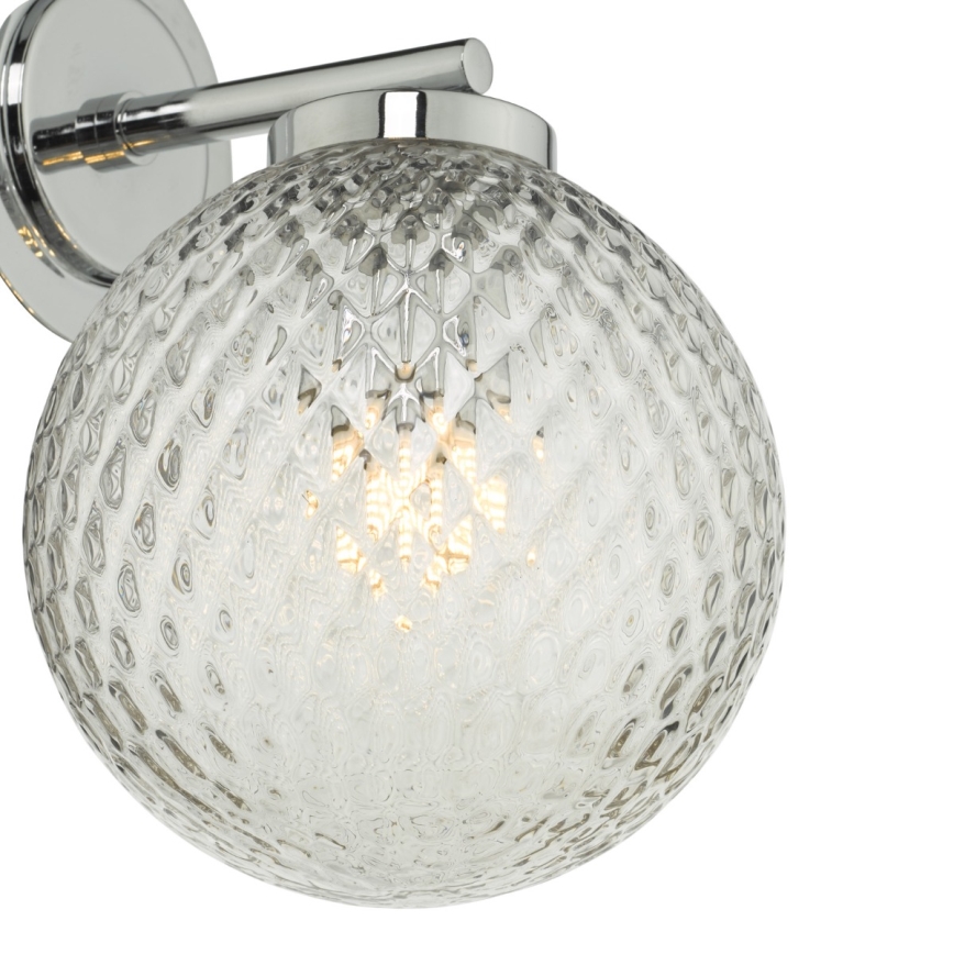 Där Lighting WAY0750 - Badezimmer-Wandleuchte WAYNE 1xG9/3W/230V IP44 glänzender Chrom