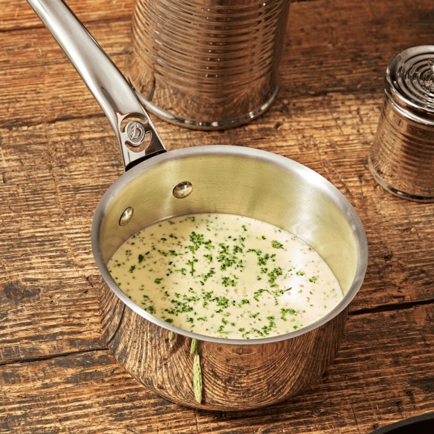 De Buyer 3410.04 - MILADY 4-teiliges Stielkasserollen-Set aus Edelstahl