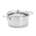 De Buyer 3427.24 - MILADY Topf mit Deckel, 24 cm, Edelstahl