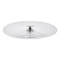 De Buyer 3460.04 - Universeller Deckel für flache Pfannen 30-32 cm, Edelstahl