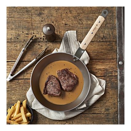 De Buyer 5710.24 - Pfanne MINERAL B BOIS 24 cm aus Stahl