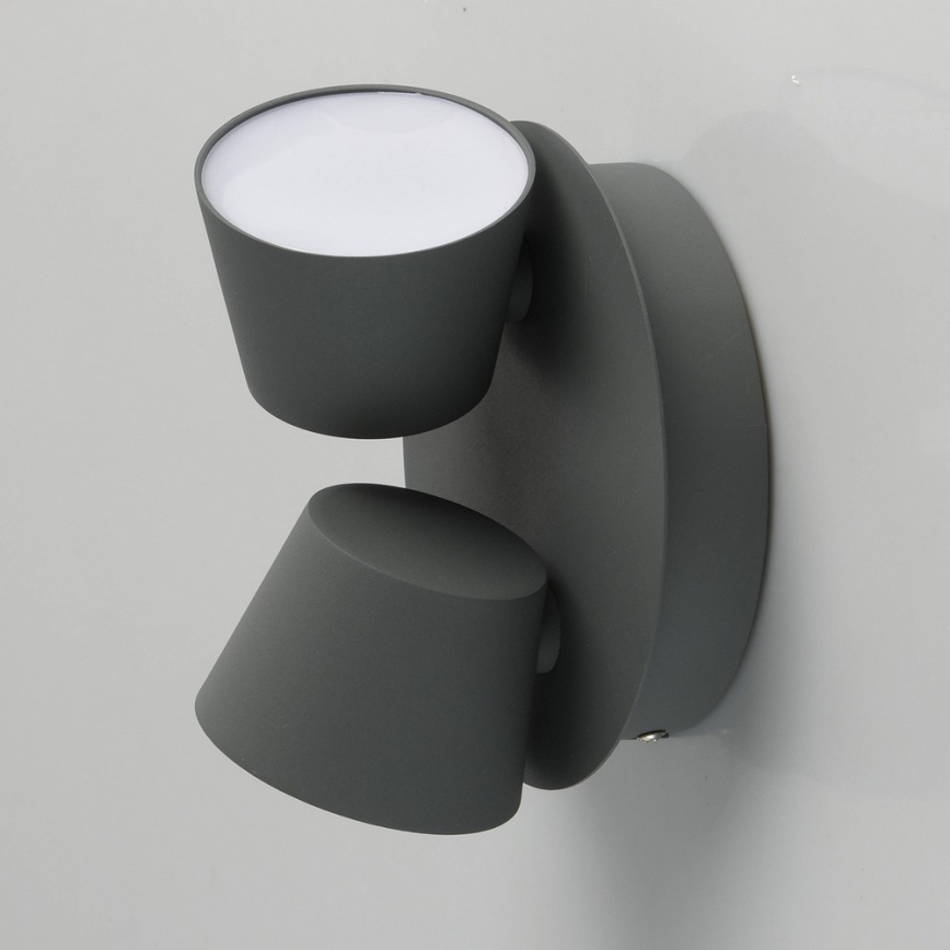 De Markt - LED Wandbeleuchtung TECHNO 2xLED/5W/230V