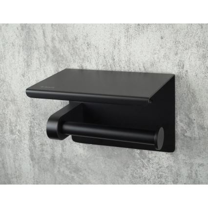 Deante ADR_N221 - Toilettenpapierhalter ROUND, schwarz