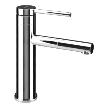 Deante BGE_022M - Waschtischarmatur ORA mit ausziehbarer Brause, 22,9 cm, glänzender Chrom