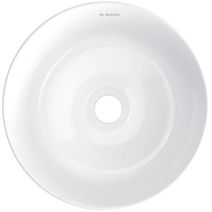Deante CDJ_6U2S - Aufsatzwaschbecken JASMIN Ø 28 cm Keramik/Weiß