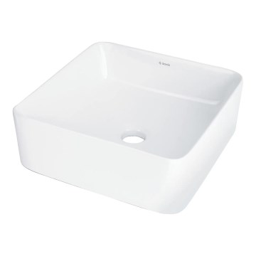 Deante CDJ_6U3S - Aufsatzwaschbecken JASMIN 34,5x34,5 cm Keramik/weiß