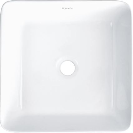 Deante CDJ_6U3S - Aufsatzwaschbecken JASMIN 34,5x34,5 cm Keramik/weiß