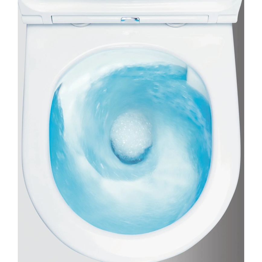 Deante CDJD6RPS - Stand-WC mit Toilettensitz JASMIN Keramik/weiß