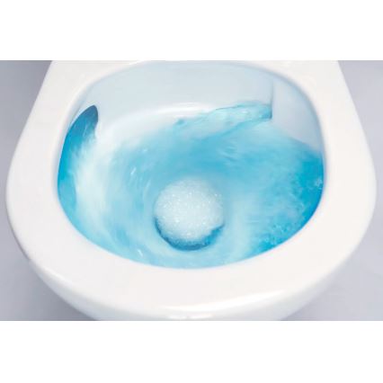 Deante CDJD6RPS - Stand-WC mit Toilettensitz JASMIN Keramik/weiß