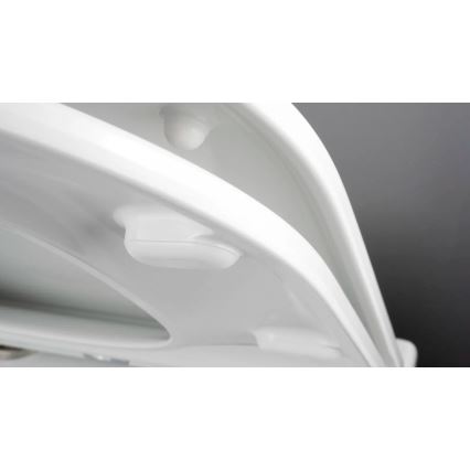 Deante CGRD6ZPW - Wand-WC mit Toilettensitz ROUND Keramik/weiß