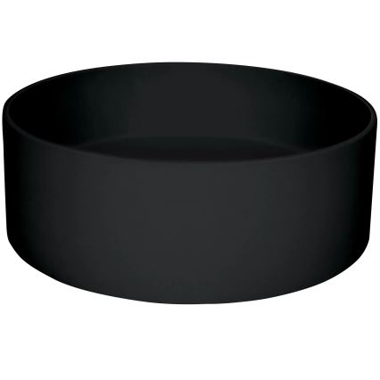 Deante CQS_NU4S - Aufsatzwaschbecken SILIA Ø 36 cm Granit/Schwarz