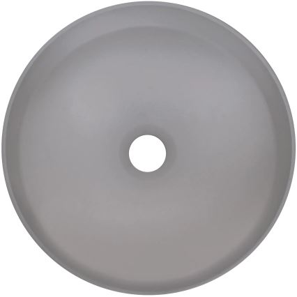 Deante CQS_SU4S - Aufsatzwaschbecken SILIA Ø 36 cm Granit/Metallic-Grau