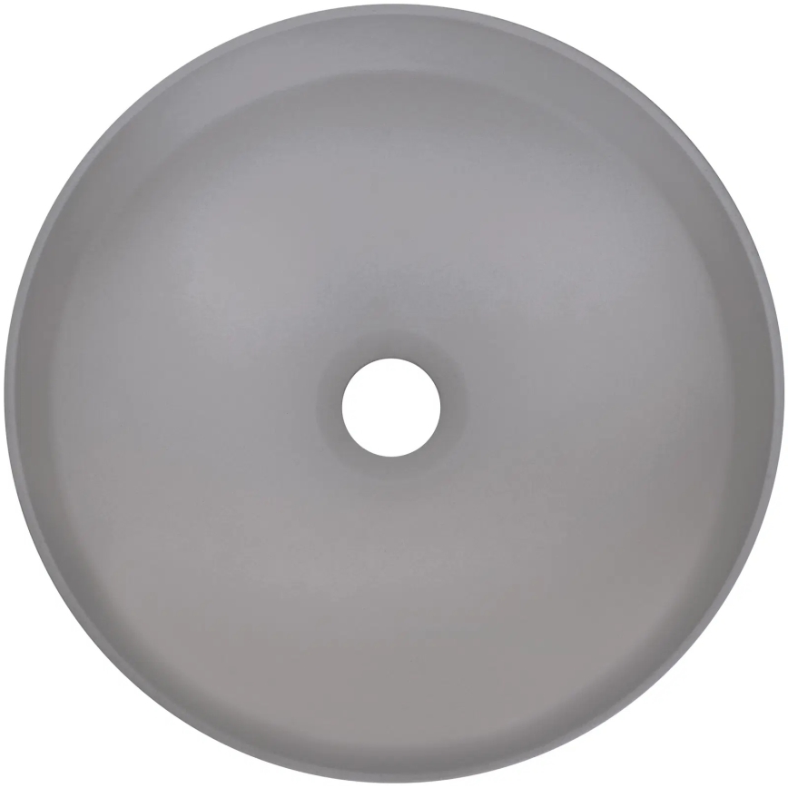 Deante CQS_SU4S - Aufsatzwaschbecken SILIA Ø 36 cm Granit/Metallic-Grau