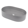 Deante CQS_SU6S - Aufsatzwaschbecken SILIA 35x55 cm Granit/metallicgrau