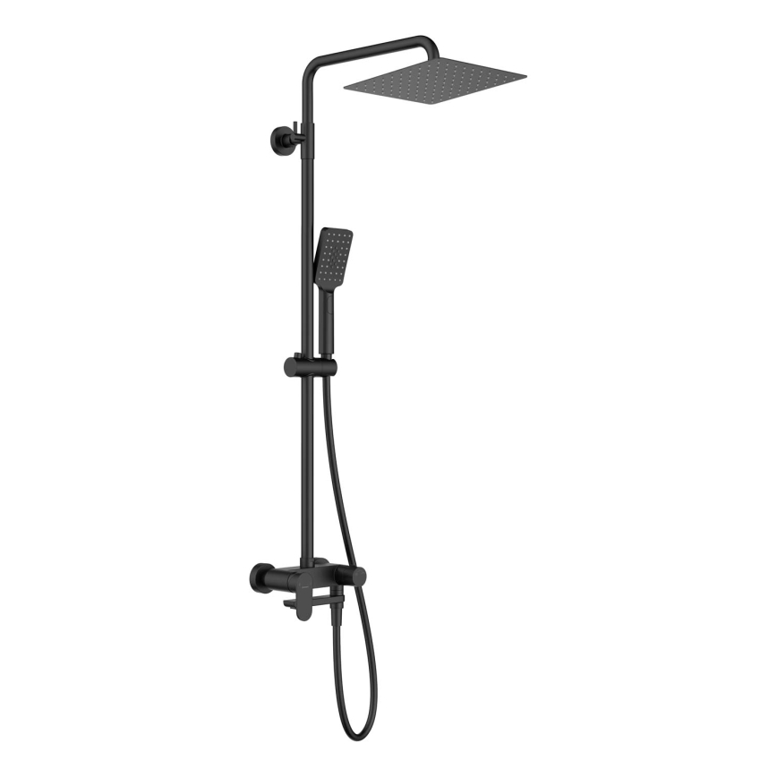 Deante NAC_N1AM - Duschset mit Einhebelmischer ALPINIA schwarz