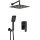 Deante NAC_N9LP - Duschset mit Unterputzarmatur ALPINIA schwarz