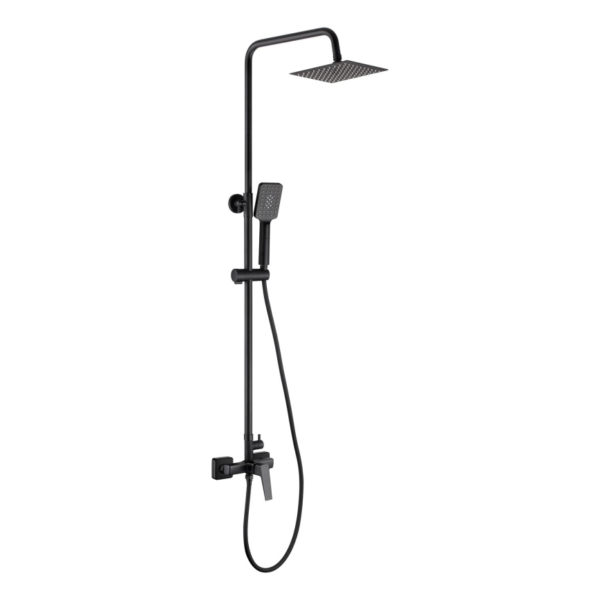 Deante NQL_N4XM - Duschset mit BLUR-Armatur, schwarz