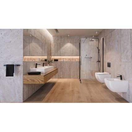 Deante NQL_N4XM - Duschset mit BLUR-Armatur, schwarz