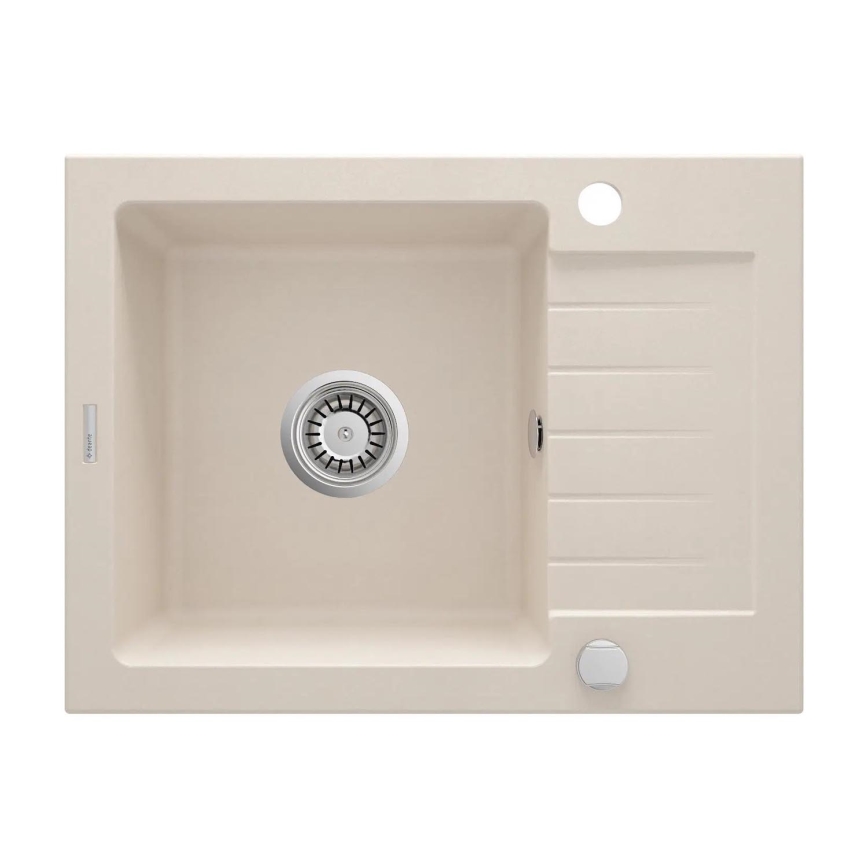 Deante ZQZ_511A - Küchenspüle ZORBA 58x44 cm Granit/Beige