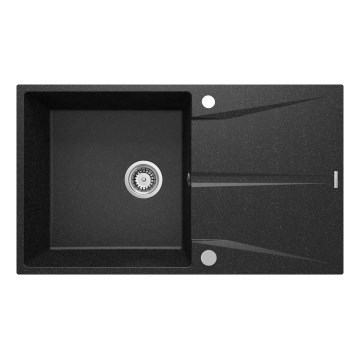 Deante ZRC_211A - Küchenspüle CORIO 50x86 cm Granit/Grafit