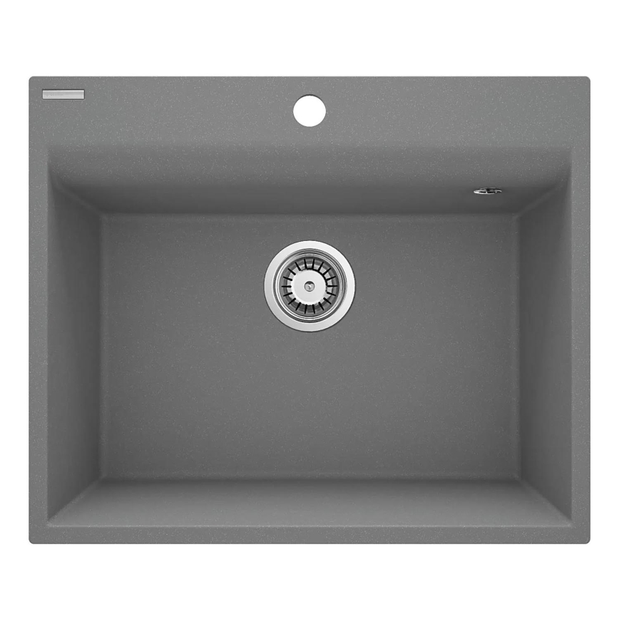 Deante ZRC_S10A - Küchenspüle CORIO 50x60 cm Granit/metallisch-grau