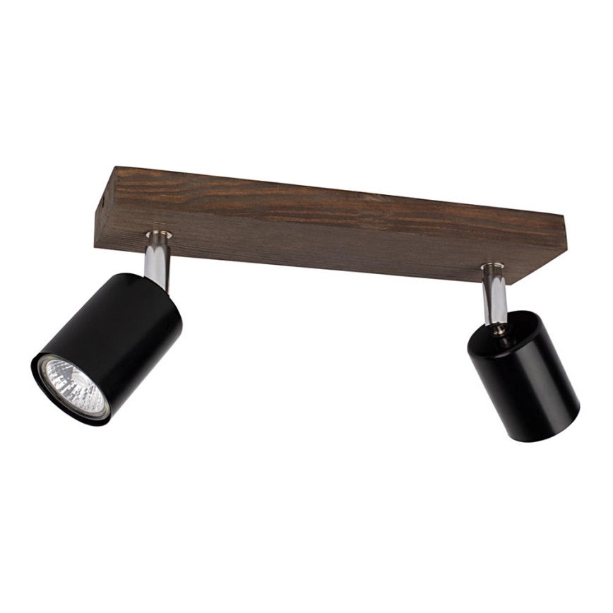 Decken-Einbauleuchte MANARA 2xGU10/5W/230V Kiefer