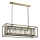 Deckenlampe CRYSTALLINE 4xE27/6W/230V bronzefarben