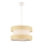 Deckenlampe HALO 1xE27/60W/230V creme/beige