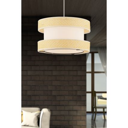 Deckenlampe HALO 1xE27/60W/230V creme/beige