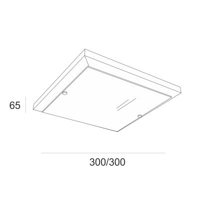 Deckenleuchte 1xE27/60W/230V Kiefer - FSC-zertifiziert