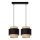 Deckenleuchte an Kabel 2xE27/60W/230V Beige
