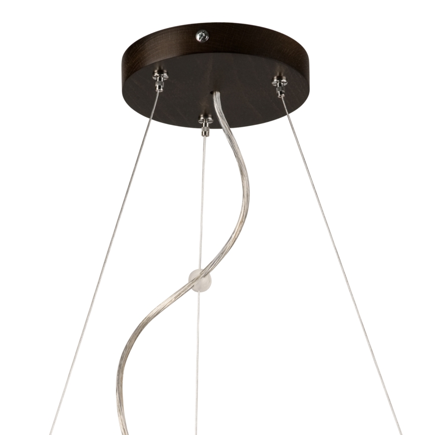 Deckenleuchte an Kabel 3xE27/60W/230V Ø 47 cm Kiefer