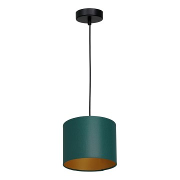 Deckenleuchte an Kabel ARDEN 1xE27/60W/230V Ø 18 cm grün/gold
