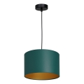 Deckenleuchte an Kabel ARDEN 1xE27/60W/230V Ø 25 cm grün/gold