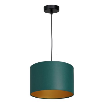 Deckenleuchte an Kabel ARDEN 1xE27/60W/230V Ø 25 cm grün/gold