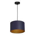 Deckenleuchte an Kabel ARDEN 1xE27/60W/230V Ø 25 cm lila/gold